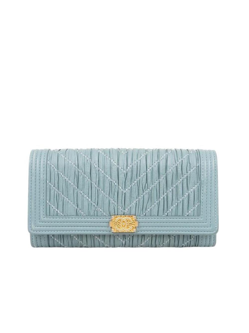 Chanel Boy Shirred Long Wallet #358777C59B